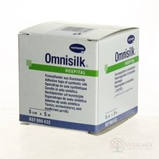 Omnisilk hypoalergenní náplast z bílého hedvábí (5cmx5m) 1x1 ks