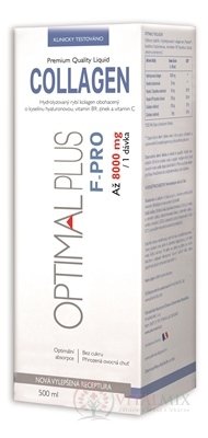 OPTIMAL PLUS F - PRO COLLAGEN nová vylepšená receptura, roztok 1x500 ml