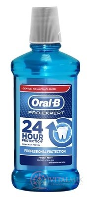 Oral-B Pro-Expert PROFESSIONAL PROTECTION ústní voda, Fresh mint, 1x500 ml