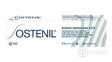 Osten roztok viskoelastický náhrada synoviální tekutiny s 1.0% hyaluronátu sodného, predpl.inj. stříkačka, 20 mg / 2 ml 1x1 ks