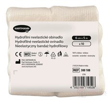 Obinadlo hydrofilní neelastické pletené, nesterilní (6 cm x 5 m) 1x10 ks