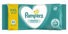 PAMPERS Baby Wipes Sensitive vlhčené ubrousky XXL pack 1x80 ks