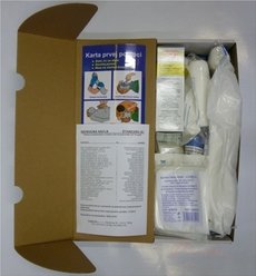 Panacea NÁPLŇ do nástěnné lékárničky STANDARD E v papírové kartonové krabici 1x1 ks