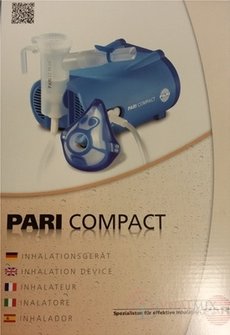 PARI COMPACT přístroj inhalaci kompresní inhalační terapie s tryskovým rozprašováním léku, 1x1 ks