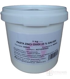 PASTA ZINCI OXIDI 25% GALVEX PST 1x1 kg