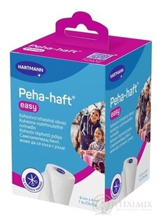 Peha-haft Easy kohezní roztržitelné obinadlo (8 cm x 4 m) 1x1 ks