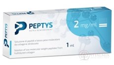 PEPTYS 2 roztok peptidů PEP-21 z kolagenu 2 mg/ml injekce předplněná, nízkomolekulární peptidy (LWP) 1x1 ml
