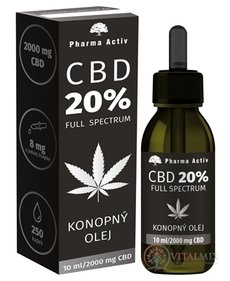 Pharma Activ CBD 20% Full Spectrum KONOPNÝ OLEJ 1x10 ml