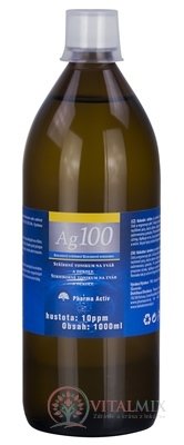 Pharma Activ Koloidní stříbro Ag100 hustota 10ppm 1x1000 ml