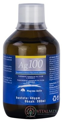 Pharma Activ Koloidní stříbro Ag100 hustota 40ppm 1x300 ml