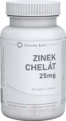 Pharma Activ ZINEK Chelát 25 mg cps 1x60 ks