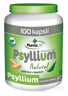 PharmaLINE Psyllium Natural cps 1x100 ks