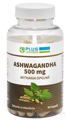 PLUS LÉKÁRNA ASHWAGANDHA 500 mg Withania opojná cps 1x90 ks