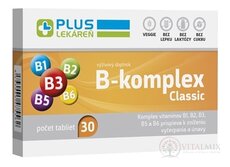 PLUS LÉKÁRNA B-komplex Classic tbl 1x30 ks