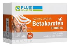 PLUS LÉKÁRNA Betakaroten 10 000 IU cps 1x100 ks