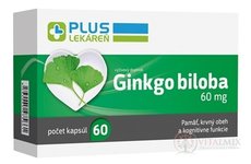 PLUS LÉKÁRNA Ginkgo biloba 60 mg cps 1x60 ks