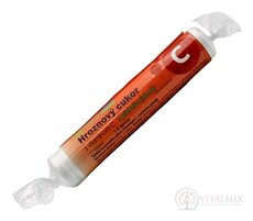 PLUS LÉKÁRNA Hroznový cukr s vitamínem C tbl, s příchutí jahody 1x17 ks