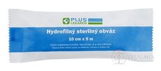 PLUS LÉKÁRNA Hydrofilní sterilní obvaz 10 cm x 5 m, 1x1 ks