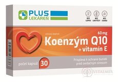 PLUS LÉKÁRNA Koenzym Q10 60 mg + E cps 1x30 ks