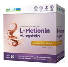 PLUS LÉKÁRNA L-Methionine + L-cystein cps 1x90 ks