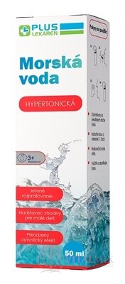 PLUS LÉKÁRNA Mořská voda HYPERTONICKÁ nosní sprej 1x50 ml