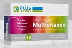 PLUS LÉKÁRNA Multivitamin s minerály tbl (s rostlinnými extrakty) 1x60 ks