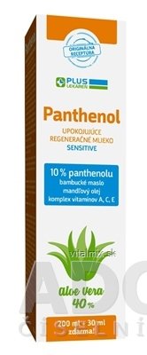 PLUS LÉKÁRNA Panthenol 10% TĚLOVÉ MLÉKO sensitive, zklidňující 1x230 ml