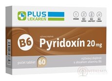 PLUS LÉKÁRNA Pyridoxin 20 mg tbl s vitamínem B6 1x60 ks