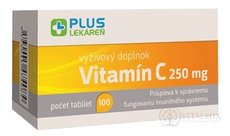 PLUS LÉKÁRNA Vitamin C 250 mg tbl 1x100 ks