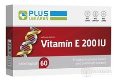 PLUS LÉKÁRNA Vitamín E 200 cps 1x60 ks