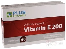 PLUS LÉKÁRNA Vitamín E 200 cps 1x60 ks