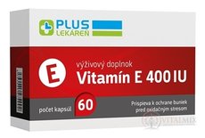 PLUS LÉKÁRNA Vitamín E 400 IU cps 1x60 ks