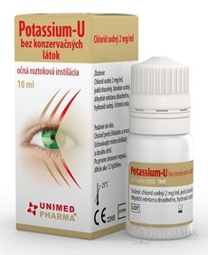 Potassium-U bez konzervačních látek oční kapky, roztok 1x10 ml