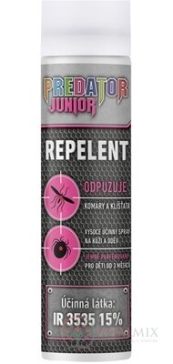 PREDATOR REPELENT JUNIOR sprej proti komárům a klíšťatům 1x90 ml