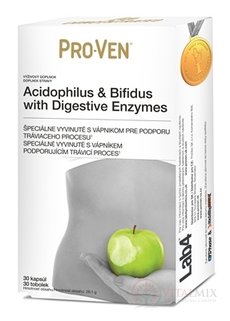 PRO-VEN Acidophilus &amp; Bifidus cps with Digestive Enzymes 1x30 ks