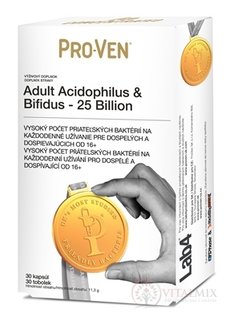 PRO-VEN Adult Acidophilus &amp; Bifidus - 25 Billion cps 1x30 ks
