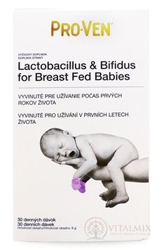 PRO-VEN Lactobacillus &amp; Bifidus plv for Breast Fed Babies (30 dávek) 1x6 g