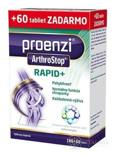 Proenzi ArthroStop RAPID+ tbl (inov.2022) 180+60 zdarma (240 ks)