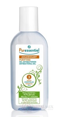PURESSENTIEL Antibakteriální gel na ruce 3 esenciální oleje 1x80 ml