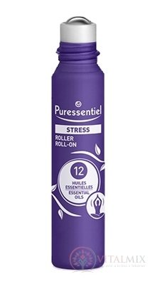 PURESSENTIEL Roll-on proti stresu 12 esenciálních olejů 1x5 ml