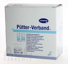 Putter-Verband obinadlo elastické krátkotažné (10cmx5m) 1x2 ks