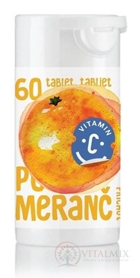 RAPETO C Vitamin 100 mg - příchuť pomeranč tbl 1x60 ks