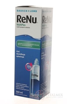 ReNu MultiPlus roztok na kontaktní čočky (modrý) 1x360 ml