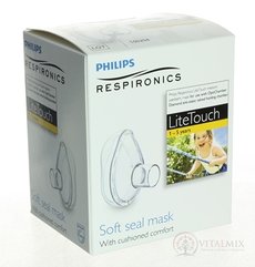 LiteTouch Maska inhalační - střední 1 az 5 let, pro OptiChamber Diamond, 1x1 ks