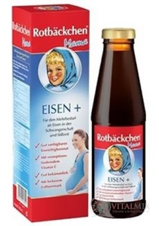 Rotbäckchen Mama Železo šťáva (Eisen +) 1x450 ml
