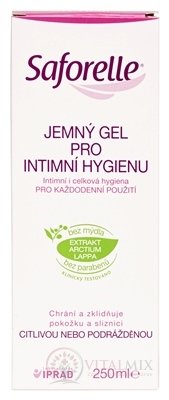 SAFORELLE jemný gel pro intimní hygienu 1x250 ml