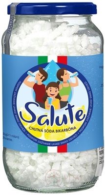 SALUTE chutná soda bikarbona šumivý granulát s citrónovou příchutí 1x250 g