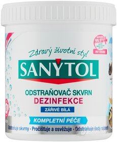 SANYTOL DEZINFEKCE ODSTRAŇOVAČ SKVN zářivě bílá 1x450 g