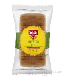 Schär MAESTRO VITAL chléb bez lepku, kynutý, vícezrnný, krájený, 1x350 g