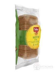 Schär MAESTRO VITAL chléb bez lepku, kynutý, vícezrnný, krájený, 1x350 g
